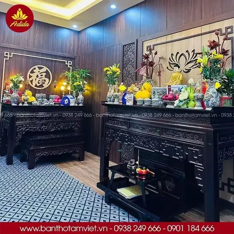 Nguyên Tắc Bố Trí Bàn Thờ Phật Chung Với Gia Tiên Chuẩn ...