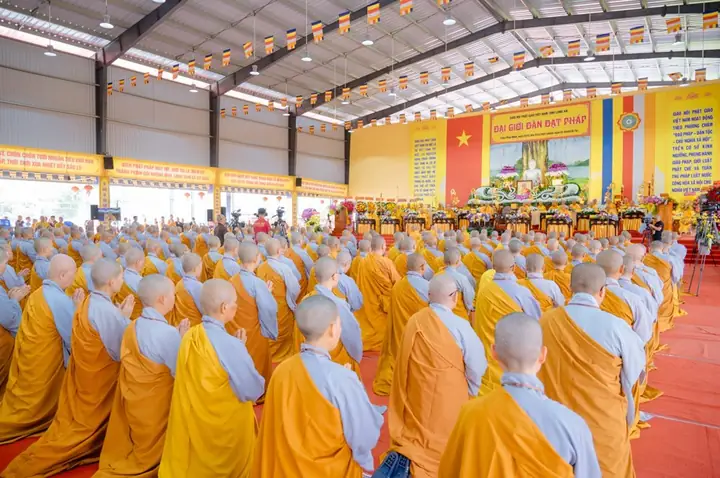 Phật Giáo Long An Trọng Thể Khai Mạc Đại Giới Đàn Đạt Pháp 2025