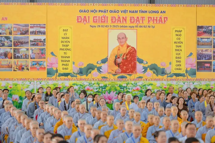 Phật Giáo Long An Trọng Thể Khai Mạc Đại Giới Đàn Đạt Pháp 2025