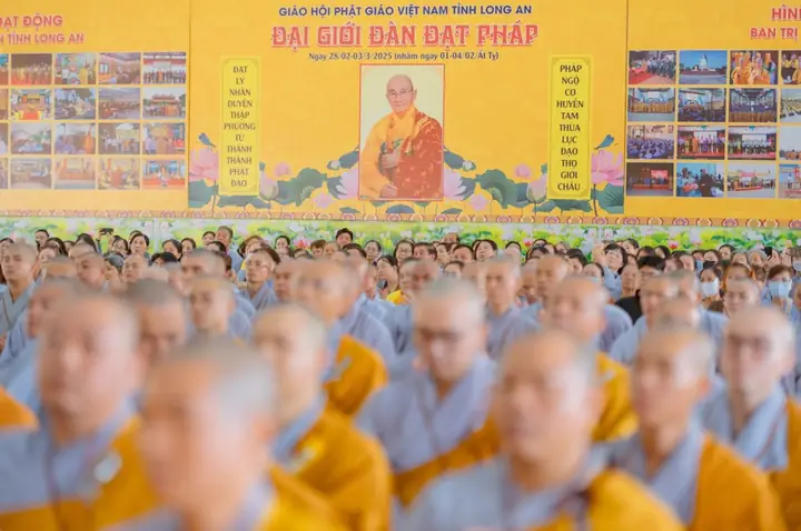 Phật Giáo Long An Trọng Thể Khai Mạc Đại Giới Đàn Đạt Pháp 2025