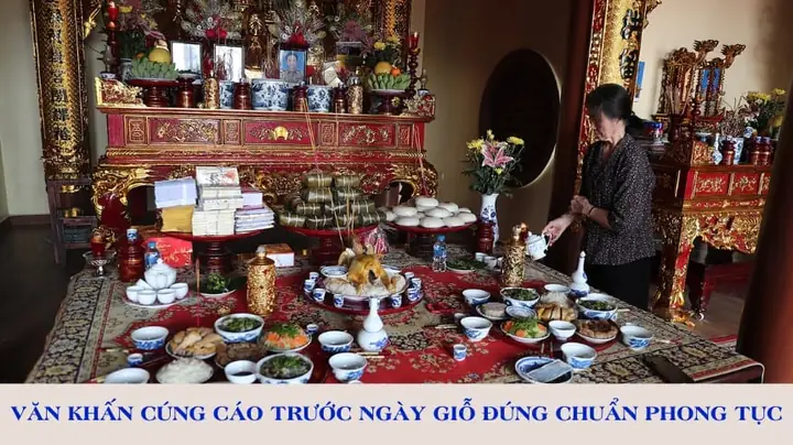 Cẩm Nang Cúng Cáo Trước Ngày Giỗ: Ý Nghĩa, Bài Khấn Và Lưu Ý Quan Trọng