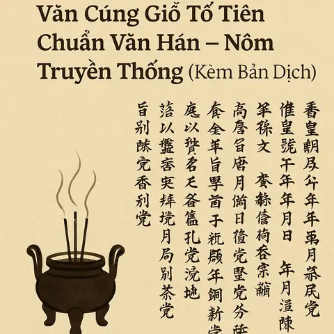 Sách Cúng Hán Nôm: Giá Trị Văn Hóa Và Những Lưu Ý Khi Sử Dụng