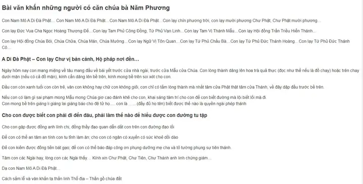 Cẩm Nang Toàn Tập Về Bà Chúa Năm Phương: Lễ Vật, Bài Khấn Và Những Điều Cần Biết