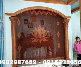 Mành Rèm Hạt Gỗ Phòng Thờ Tại Ninh Bình - Thảm Trải Sàn Việt Mỹ