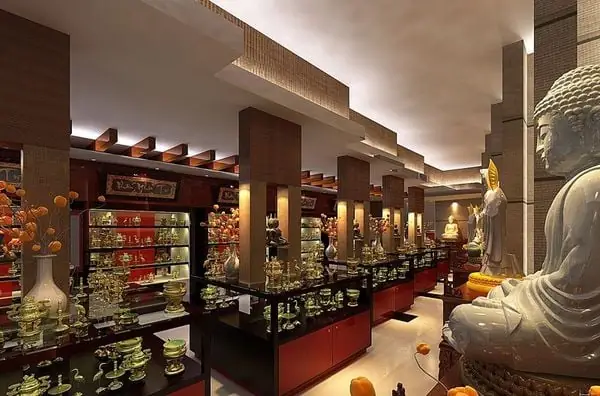 Top 7 Tiêu Chuẩn Vàng Trong Thiết Kế Nội Thất Cửa Hàng Bán Đồ Thờ Cúng