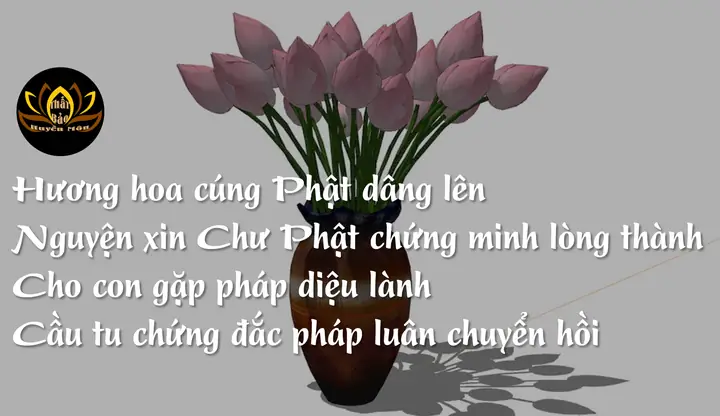 Thơ Dâng Hoa Cúng Phật: Nghệ Thuật Thể Hiện Lòng Thành Qua Ngôn Từ