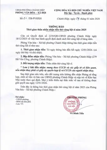 Tiền Thờ Cúng Liệt Sỹ 2026: Quy Định Mới & Những Điều Cần Biết