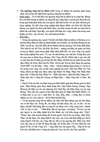 Thờ Cúng Thực Vật: Nét Văn Hóa Tâm Linh Đậm Chất Dân Tộc Việt