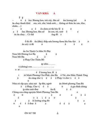 Tổng Hợp Các Bài Văn Cúng Pdf: Kho Tài Liệu Tâm Linh Hữu Ích Cho Mọi Gia Đình