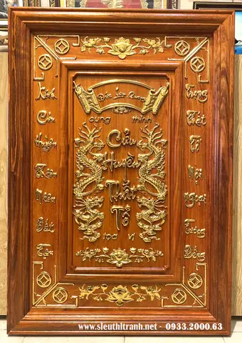 Top 5 Mẫu Tranh Gỗ Thờ Cúng Cửu Huyền Thất Tổ Đẹp, Ý Nghĩa Năm 2024