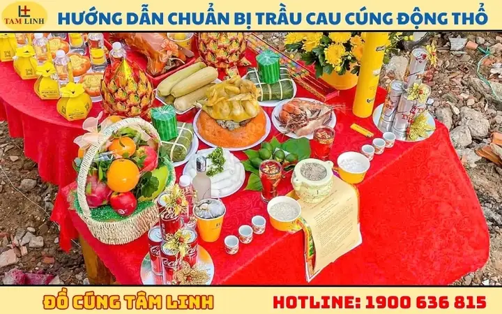 Chuẩn Bị Trầu Cau Cúng Động Thổ: Quy Tắc Số Lượng Và Cách Bày Trí Chuẩn Phong Tục