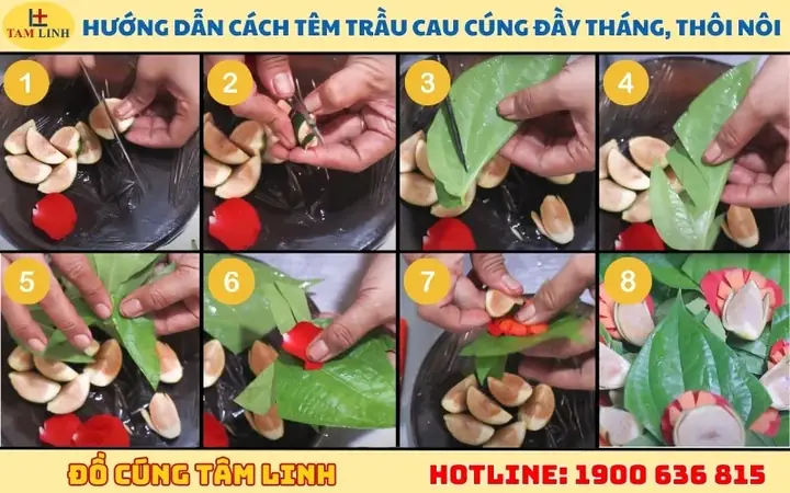 Cúng Đầy Tháng Thôi Nôi: Cẩm Nang Chuẩn Về Lễ Vật Trầu Cau