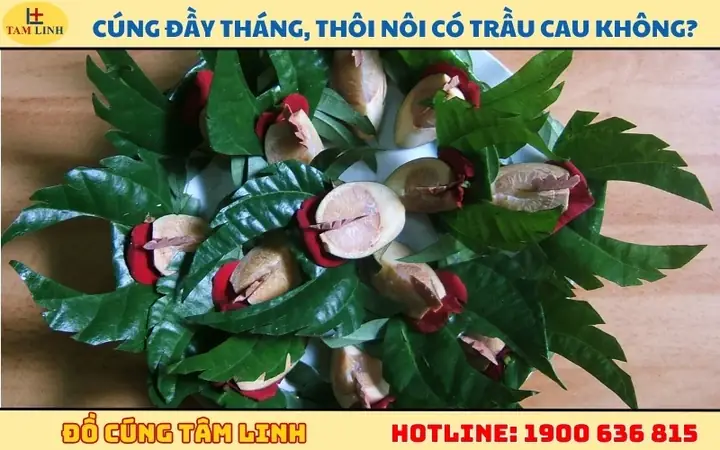 Cúng Đầy Tháng Thôi Nôi: Cẩm Nang Chuẩn Về Lễ Vật Trầu Cau