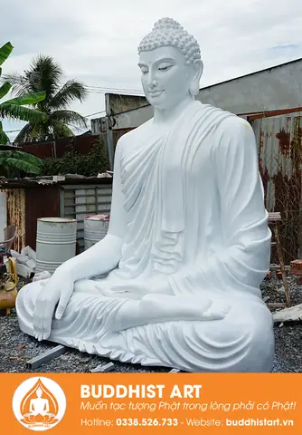 Tượng Phật Bổn Sư Thích Ca Bằng Đá