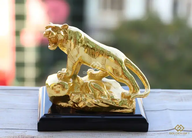 Tượng Hổ Phong Thuỷ Mạ Avngf