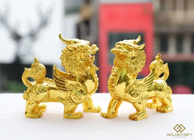 Tượng Tỳ Hưu Mạ Vàng