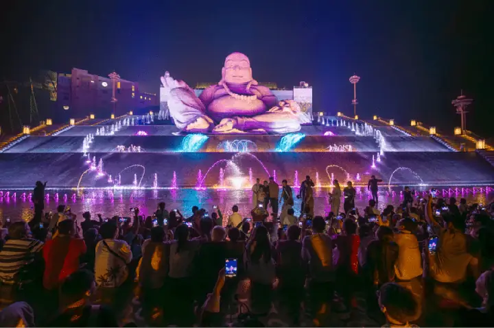 Chiêm Ngưỡng Show Nhạc Nước Tại Thác Nước Hỷ Lạc