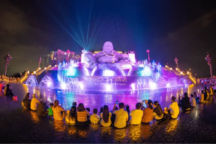 Chiêm Ngưỡng Show Nhạc Nước Tại Thác Nước Hỷ Lạc