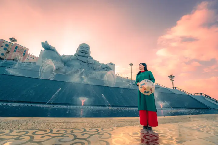 Kích Thước & Trọng Lượng Của Tượng Phật Di Lặc Núi Bà Đen