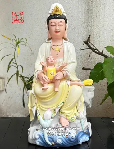 83. Tượng Quan Âm Tống Tử Đế Non Nước Qabt-158