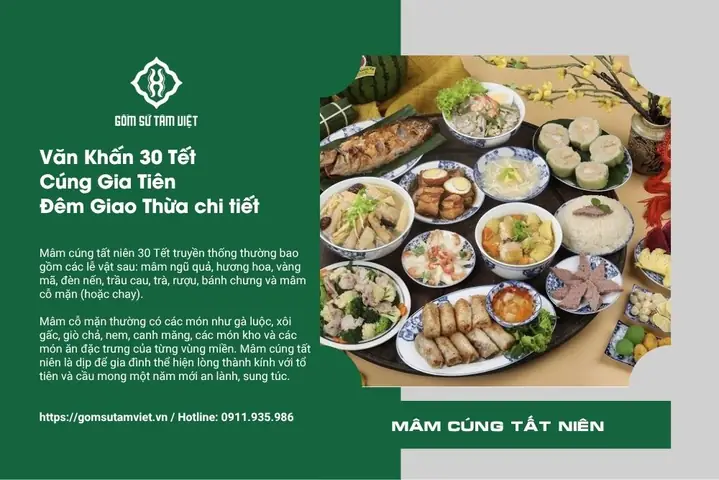 Văn Cúng Bàn Thờ Tổ Tiên Đêm Giao Thừa: Sách Đỏ Linh Thiêng Không Thể Thiếu