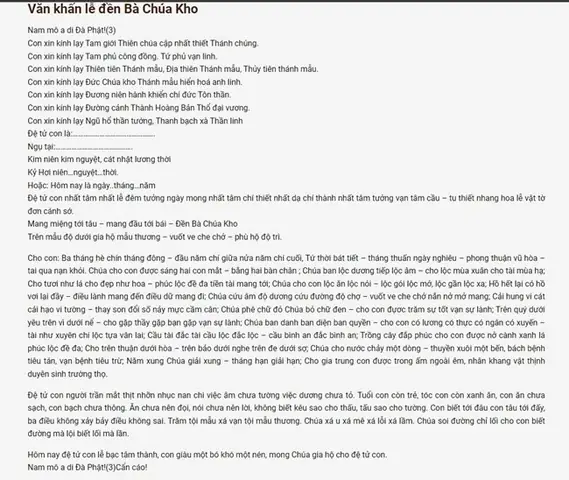 Văn Khấn Cúng Bà Chúa Kho: Cẩm Nang Toàn Tập Về Nghi Thức Vay Trả Tiền Tài Lộc