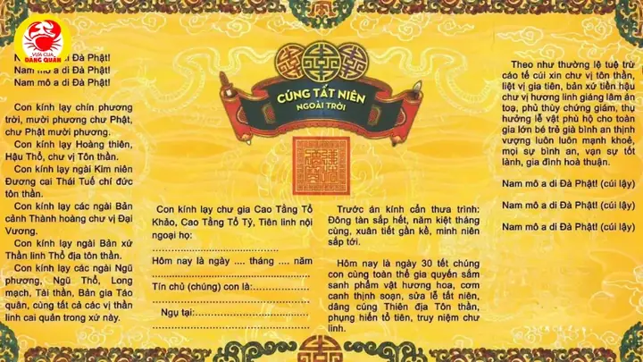 Văn Khấn Cúng Tất Niên: Cẩm Nang Chuẩn Xác Cho Lễ Cúng Chiều 30 Tết