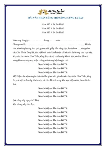 Văn Khấn Cúng Vong Linh Xứ Đất: Bài Văn Khấn Chuẩn Và Những Điều Cần Biết