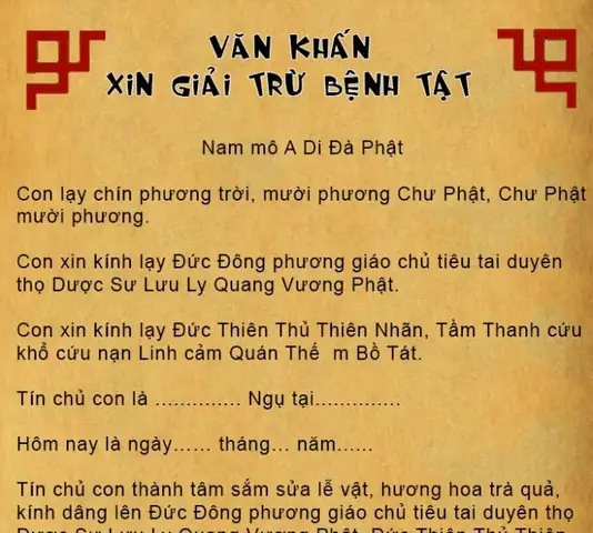Văn Khấn Cúng Xin Giải Trừ Bệnh Tật: Chi Tiết, Ý Nghĩa Và Những Điều Cần Biết