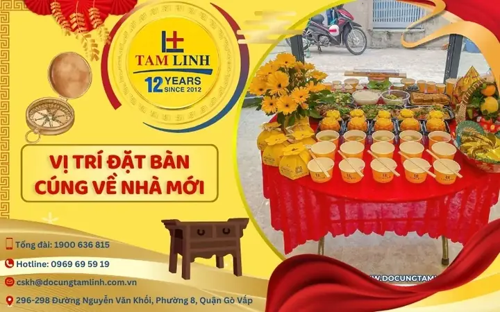 Xem Hướng Đặt Bàn Cúng Nhập Trạch: Chi Tiết Từ A Đến Z Cho Gia Chủ