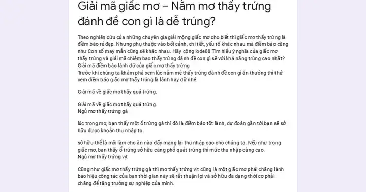 Giải Mã Giấc Mơ Thấy Chim Rớt Trứng: Điềm Báo Gì Và Cách Ứng Phó Khoa Học