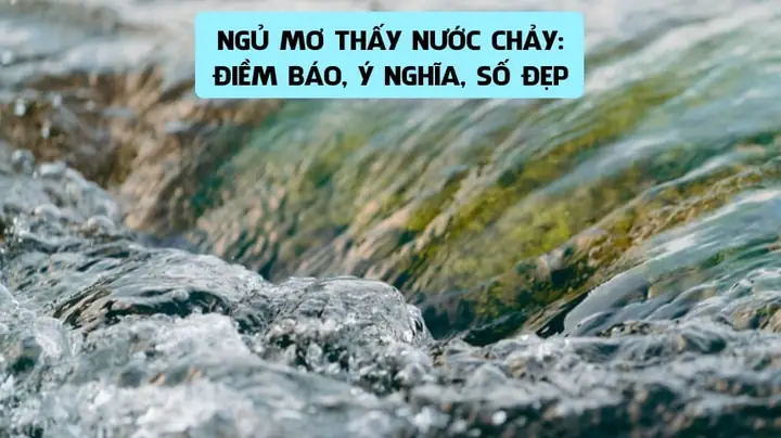 Mơ Thấy Nước Chảy Trên Đường: Ý Nghĩa, Điềm Báo Và Cách Hóa Giải Toàn Diện